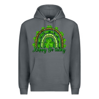 Rock st. patrick's day happy go lucky Premium Hoodie - RanaPortraitStore