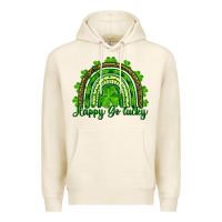 Tofu st. patrick's day happy go lucky Premium Hoodie - RanaPortraitStore