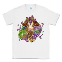 White simmental mardi gras Classic Tee - OliviaCreatesArt