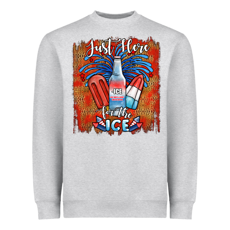 Just Here For The Ice Heavyweight Sweatshirt by JahusDesignShop | Teevron