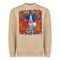 Mushroom just here for the ice Heavyweight Sweatshirt - JahusDesignShop