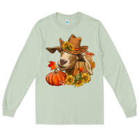 Matcha fall goat Long Sleeve Tee - LillyAllenDesigns