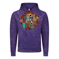 Cloud Purple Fall Vibes Vintage Hoodie - CowhideDigitalArt