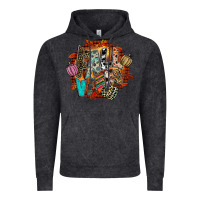 Vintage Black Fall Vibes Vintage Hoodie - CowhideDigitalArt