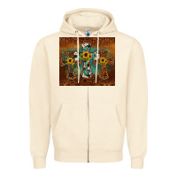 Sandshell cross tumbler Zipper Hoodie - JahusDesignShop