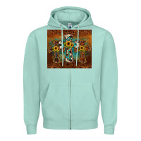 Seafoam cross tumbler Zipper Hoodie - JahusDesignShop