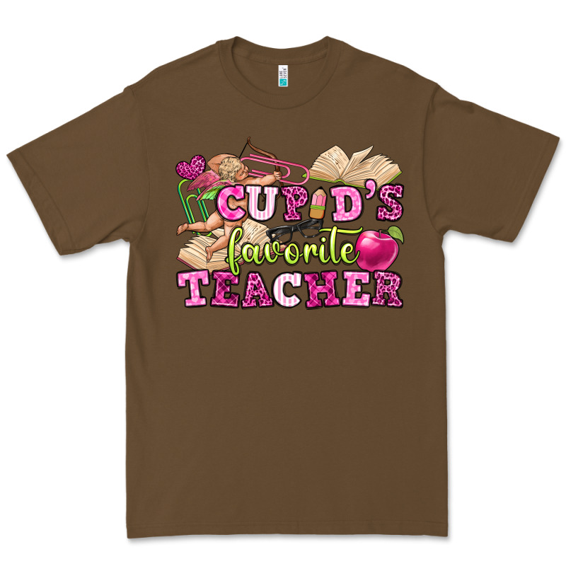 Cupid's Favorite Teacher Premium Tee by OliviaCreatesArt | Teevron