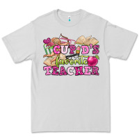 Dove Grey cupid's favorite teacher Premium Tee - OliviaCreatesArt