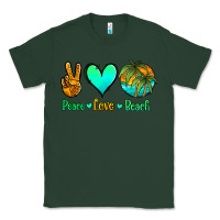 Sports Green peace love beach Classic Tee - Jasminsmagicworld