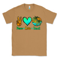 Toasted Coconut peace love beach Classic Tee - Jasminsmagicworld