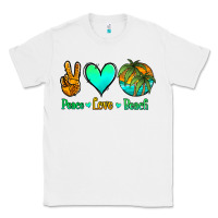 White peace love beach Classic Tee - Jasminsmagicworld