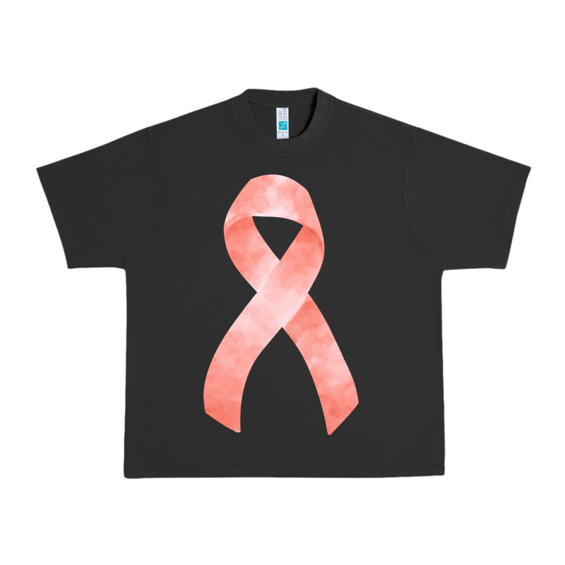 Uterine Or Endometrial Cancer Ribbon Urban Heavy Tee by FaDigitalArtStudio | Teevron
