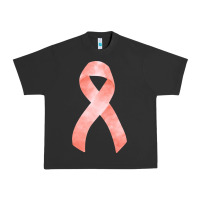 Pigment Black uterine or endometrial cancer ribbon Urban Heavy Tee - FaDigitalArtStudio