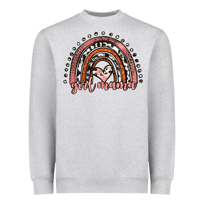Girl Mama Western Leopard Rainbow Heavyweight Sweatshirt by JahusDesignShop | Teevron