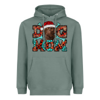 Sage dog mom christmas with labrador Heavyweight Hoodie - RanaPortraitStore