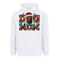 White dog mom christmas with labrador Heavyweight Hoodie - RanaPortraitStore