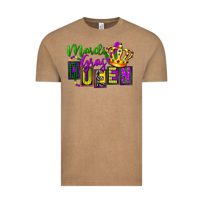 Mardi Gras Queen Vintage Tee by FaDigitalArtStudio | Teevron