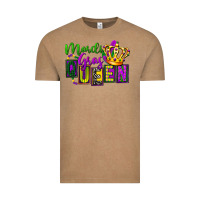 Vintage Coffee mardi gras queen Vintage Tee - FaDigitalArtStudio