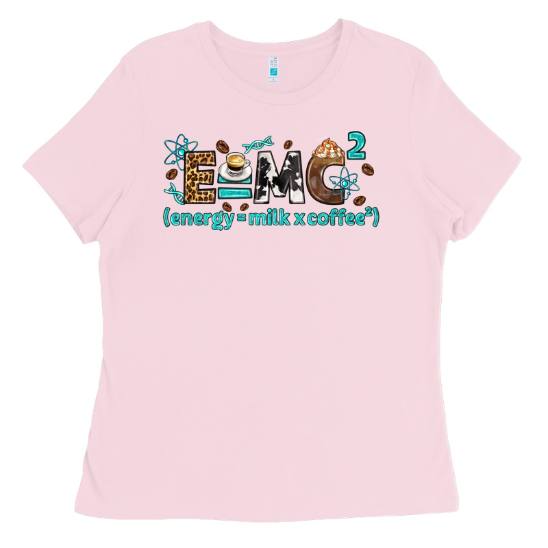 E=mc2 Energy Milk Coffee Bbs Ladies Tee by BundleAndBundleShop | Teevron