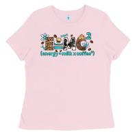 Bubblegum Pink e=mc2 energy milk coffee bbs Ladies Tee - BundleAndBundleShop