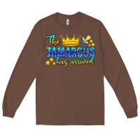 Chestnut The Jamarcus Has Arrived Long Sleeve Tee - CowhideDigitalArt