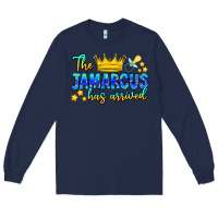 Navy The Jamarcus Has Arrived Long Sleeve Tee - CowhideDigitalArt