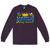 Plum The Jamarcus Has Arrived Long Sleeve Tee - CowhideDigitalArt