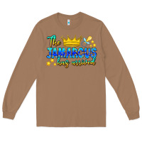 Toasted Coconut The Jamarcus Has Arrived Long Sleeve Tee - CowhideDigitalArt