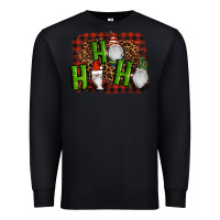 Black ho ho ho gnomes christmas Premium Sweatshirt - RanaPortraitStore
