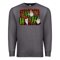 Charcoal Heather ho ho ho gnomes christmas Premium Sweatshirt - RanaPortraitStore