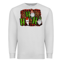 Dove Grey ho ho ho gnomes christmas Premium Sweatshirt - RanaPortraitStore