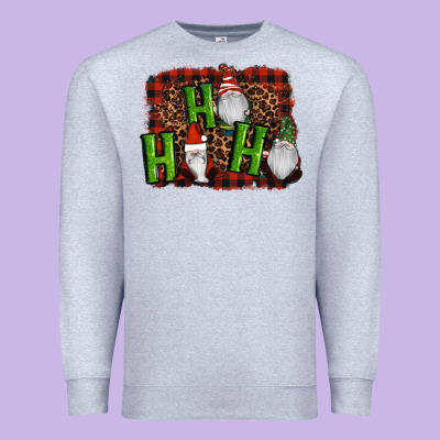 Ho Ho Ho Gnomes Christmas Premium Sweatshirt Designed By Ranaportraitstore
