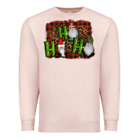 Pale Pink ho ho ho gnomes christmas Premium Sweatshirt - RanaPortraitStore