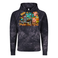 Cloud Black Farm Happy Fall Y'all Vintage Hoodie - CowhideDigitalArt