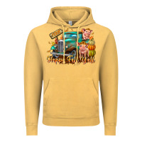 Vintage Mustard Farm Happy Fall Y'all Vintage Hoodie - CowhideDigitalArt
