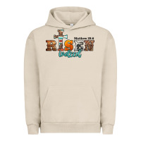 Pigment French Oak he is risen indeed matthew 28 6 jesus christ easter Urban Hoodie - Jasminsmagicworld