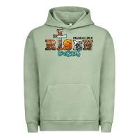 Pigment Oil Green he is risen indeed matthew 28 6 jesus christ easter Urban Hoodie - Jasminsmagicworld