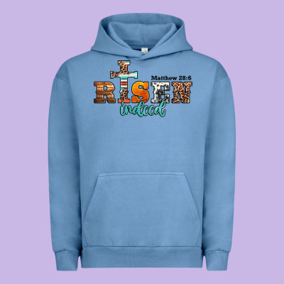 He Is Risen Indeed Matthew 28 6 Jesus Christ Easter Urban Hoodie Designed By Jasminsmagicworld