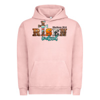 Pigment Salmon he is risen indeed matthew 28 6 jesus christ easter Urban Hoodie - Jasminsmagicworld