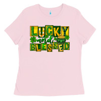 Lucky And Blessed St. Patricks Day Ladies Tee | Teevron