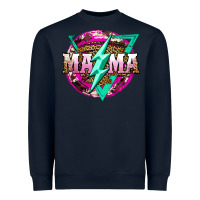 Navy mama life and thunderbolt Heavyweight Sweatshirt - JahusDesignShop