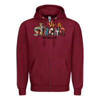 Burgundy she i̇s strong proverbs 31 25 Zipper Hoodie - JahusDesignShop