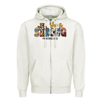 Oatmeal Heather she i̇s strong proverbs 31 25 Zipper Hoodie - JahusDesignShop
