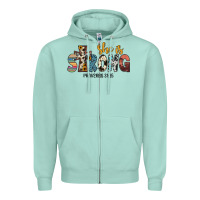 Seafoam she i̇s strong proverbs 31 25 Zipper Hoodie - JahusDesignShop