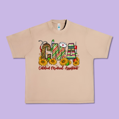 Christmas Cma Certified Medical Assistant Urban Heavy Tee Designed By Fadigitalartstudio