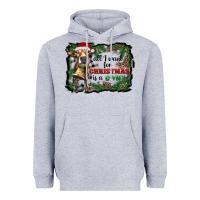 Heather Grey all i want for christmas is a cow Heavyweight Hoodie - RanaPortraitStore