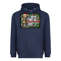 Navy all i want for christmas is a cow Heavyweight Hoodie - RanaPortraitStore