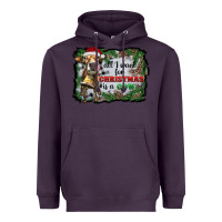 Plum all i want for christmas is a cow Heavyweight Hoodie - RanaPortraitStore