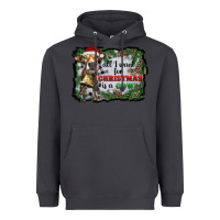 Smoke all i want for christmas is a cow Heavyweight Hoodie - RanaPortraitStore