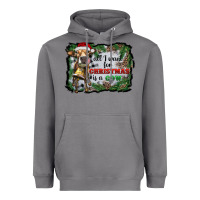 Storm all i want for christmas is a cow Heavyweight Hoodie - RanaPortraitStore
